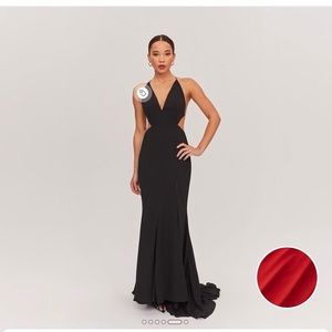 FAME & PARTNERS Nikita Maxi Dress - Red - Size 0